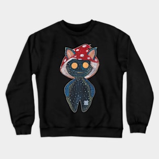 Mushroom Kitty Crewneck Sweatshirt